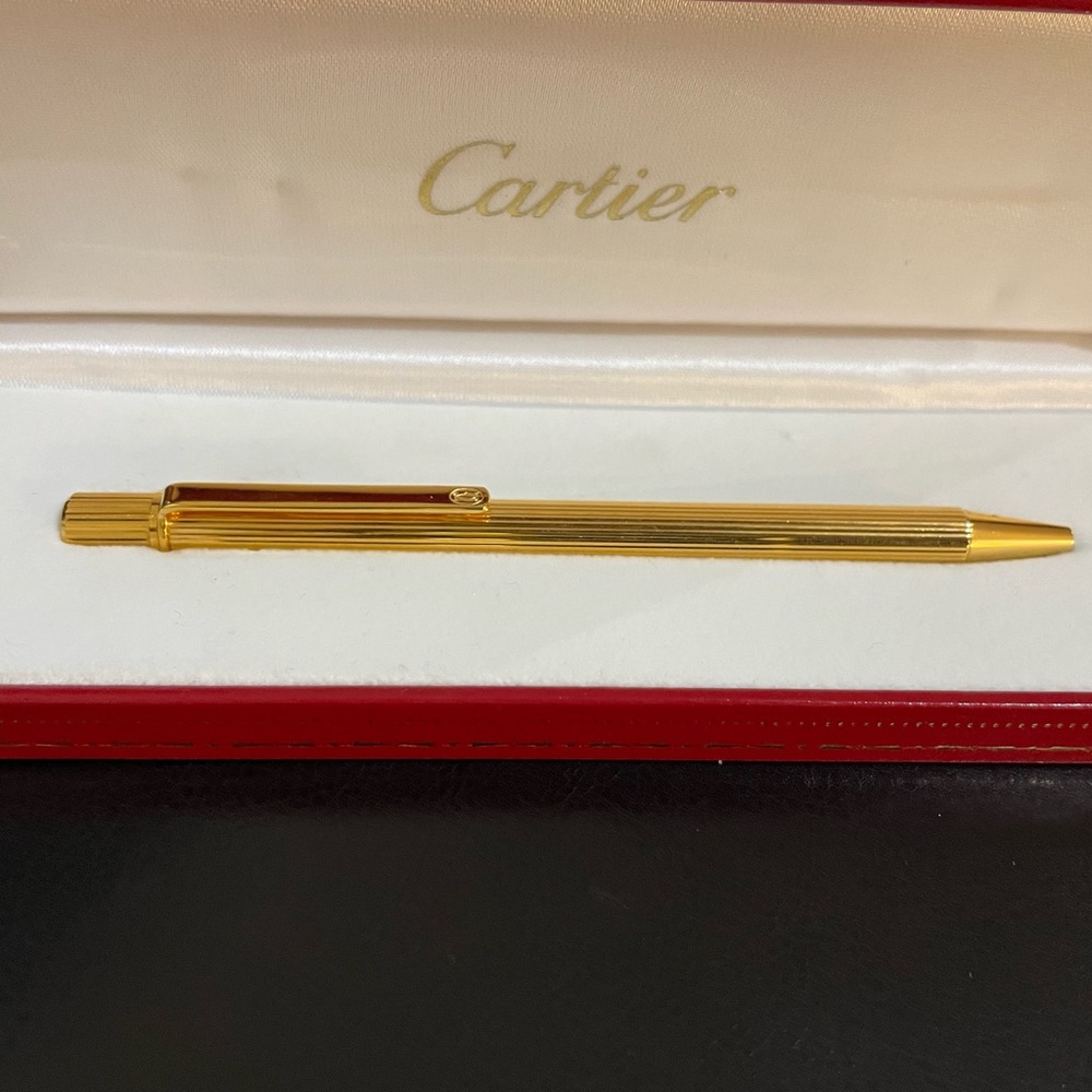 Cartier Stylo de Must ll gold ballpoint pen